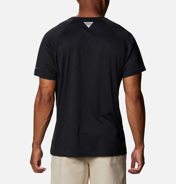 Columbia PFG Respool T-Shirt Black For Men's NZ36028 New Zealand